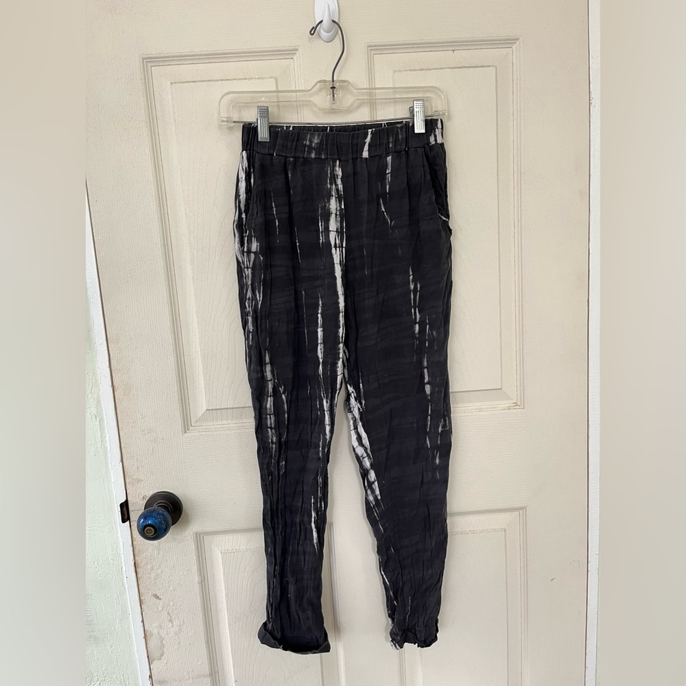Fighting eel Ava sky casual pants beach boho flowy size small